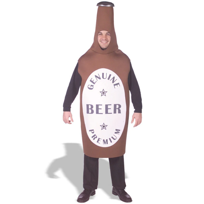 Beer Bottle Adult Costume 1 Beer Bottle Adult Costume