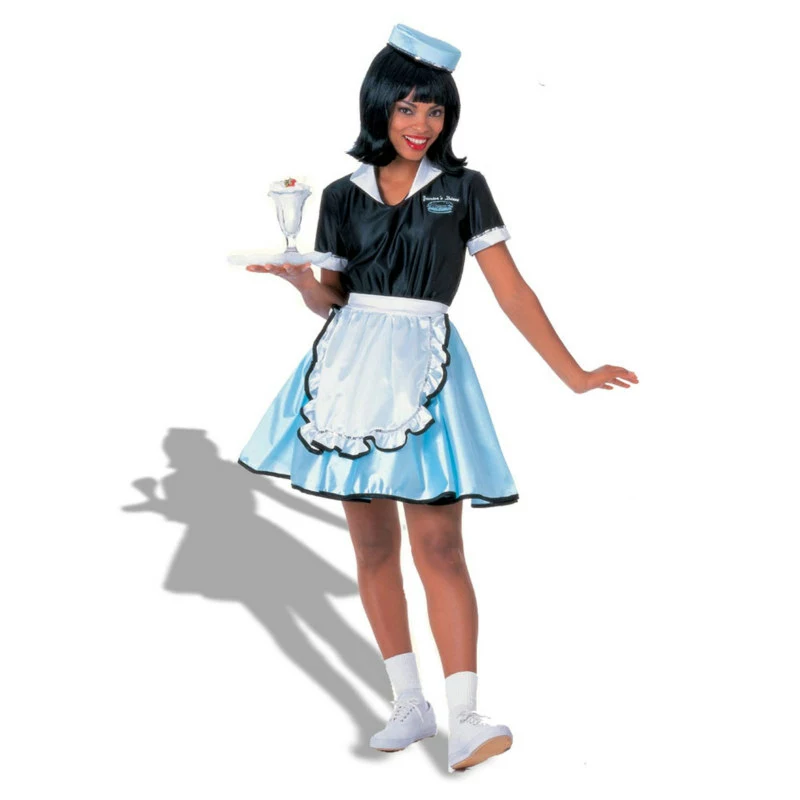 Car Hop Girl Adult Costume 1 Car Hop Girl Adult Costume