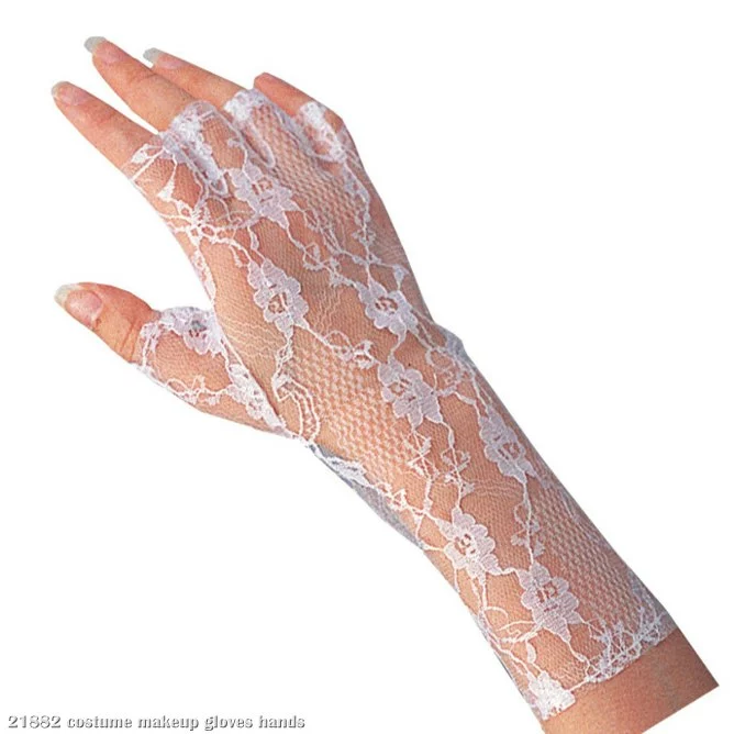 White Lace Gloves 1 White Lace Gloves