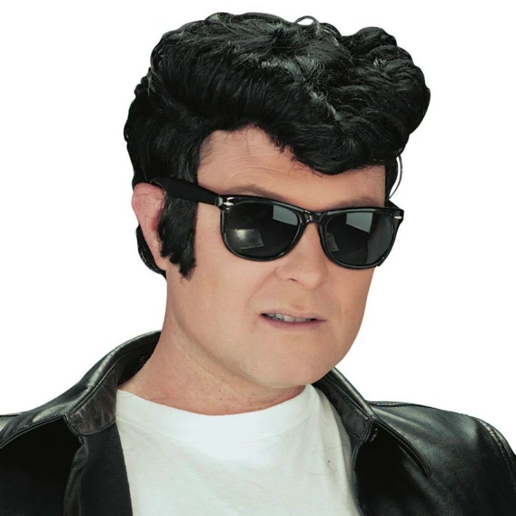 Greaser Wig (Black) 1 Greaser Wig (Black)