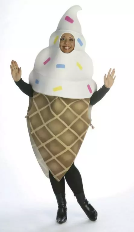 Ice Cream Cone Adult Costume 1 Ice Cream Cone Adult Costume