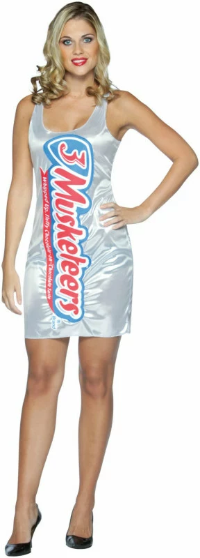 3 Musketeers Tank Dress Adult Costume 1 3 Musketeers Tank Dress Adult Costume