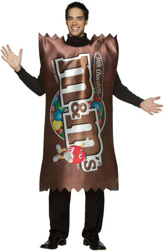 M&M's Plain Wrapper Adult Costume 1 M&M's Plain Wrapper Adult Costume