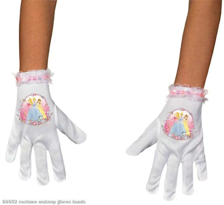 Disney Princess Short Gloves Child 1 Disney Princess Short Gloves Child