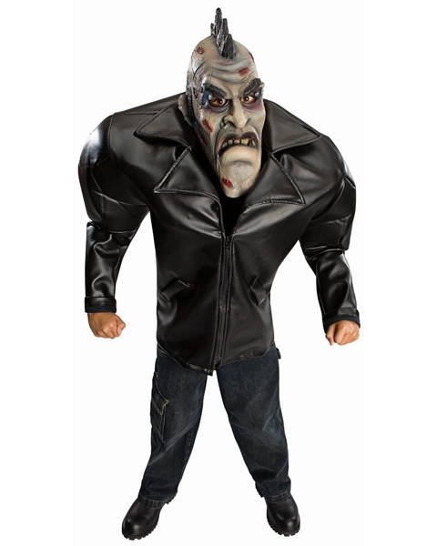 Teen Jumbo Punk Zombie Costume 1 Teen Jumbo Punk Zombie Costume