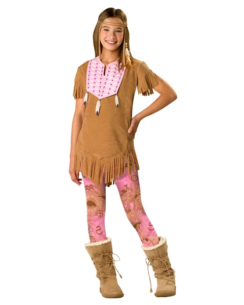 Tween Sassy Indian Maiden Costume 1 Tween Sassy Indian Maiden Costume