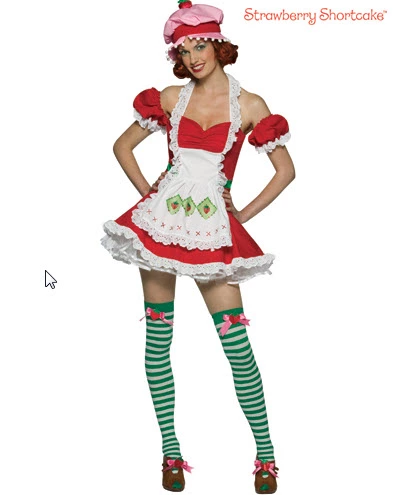 Strawberry Shortcake Adult Costume 1 Strawberry Shortcake Adult Costume